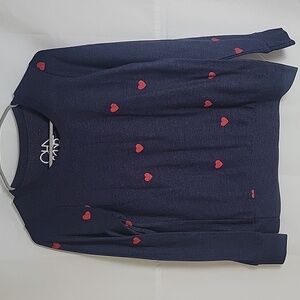Cha Sor Heart design lightweight sweater